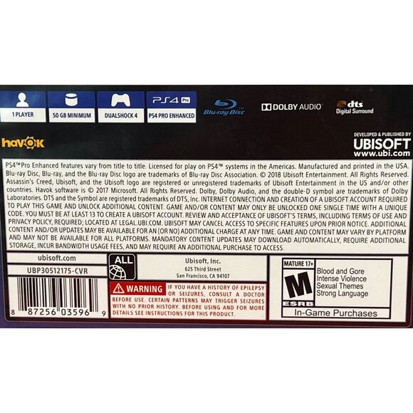 PS4 - Assassin's Creed Odyssey - Video Game - Picture 10 of 10